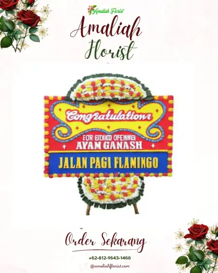 Sewa Papan Bunga Monta